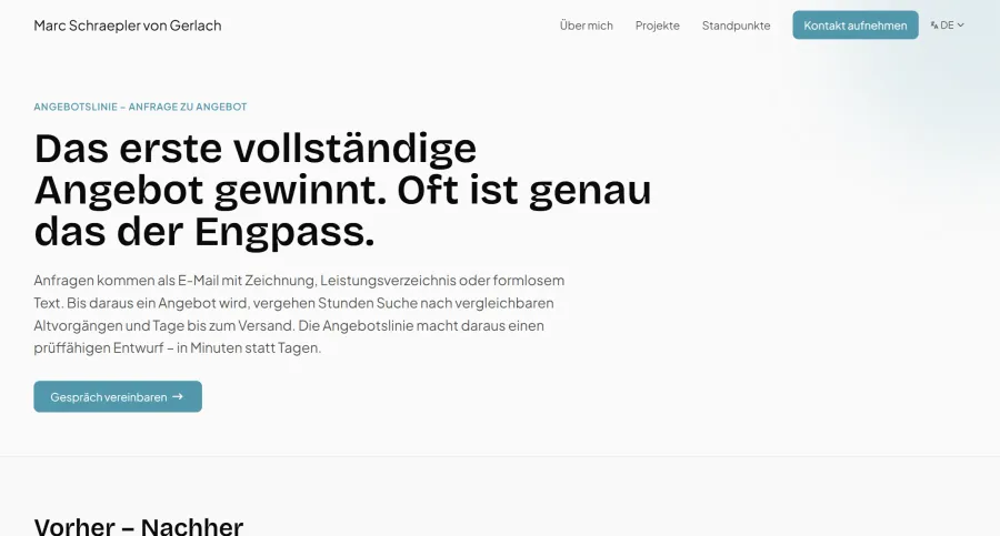 Angebotslinie